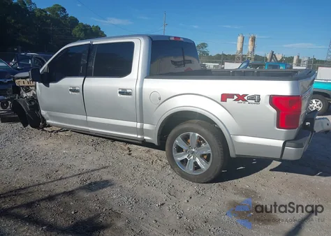 2018 Ford F-150 Platinum from USA, damaged, VIN 1FTEW1E55JFC27696